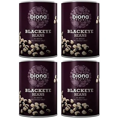 Image of (4 PACK Biona Org Blackeye Beans 400g 4 BUNDLE
