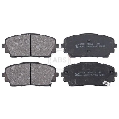 Image of 581011YA00, 581011YA30, 581011YA31, 581011YA35, 581011YA40 Brake pad set A.B.S. 37910 with acoustic wear warning KIA: Picanto II