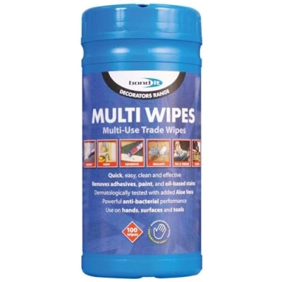 Image of Multi Wipes Bond it Anti Bacterial Hand Cleaning MRSA