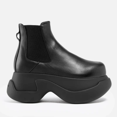 Image of Marni Women&#039;s Chunky Leather Chelsea Boots UK 4.5