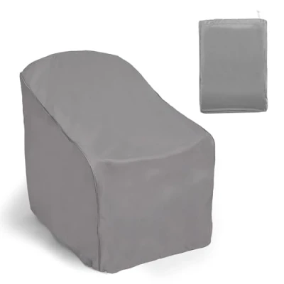 Image of VonHaus Waterproof Garden Chair Cover Premium Heavy Duty, Breathable 420D Oxford Fabric Protection for Adirondack Chairs &amp; More (H90 x W70 D88cm)