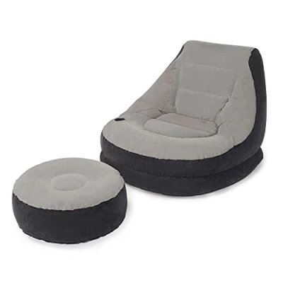 Image of Intex Lounge chair inflatable grey/black