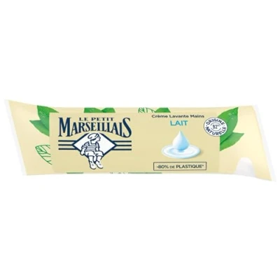 Image of Le Petit Marseillais Hand Cleansing Cream Milk Eco Refill 250ml