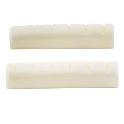 Image of Musiclily Slotted Bone Acoustic Guitar Nut