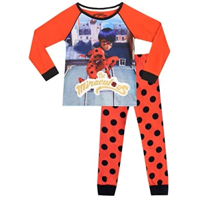 Image of Miraculous Girls Pyjamas Ladybug Multicoloured 6 7 Years