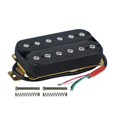 Image of Electric Guitar Humbucker Pickups Bridge Alnico V Black