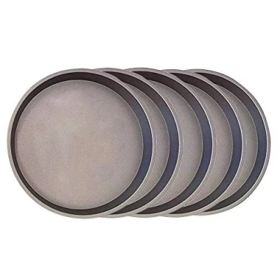 Image of Chabrias Ltd 5X Long Life Victoria Sandwich Cake Tin Pan 7&quot; (17.5cm) Superior Double Coated Non Stick, Fixed Base, Made in England