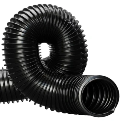 Image of 32mm Black Pond Corrugated Flexible Hose Pipe 15 Metre