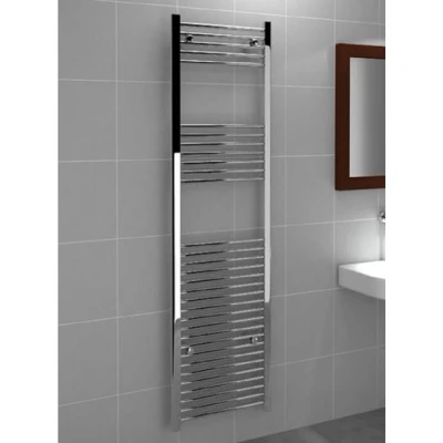 Image of Vitellio Straight Chrome Towel Rail 1800mm X 500mm