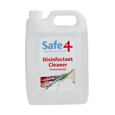 Image of Safe4 5L Professional Disinfectant Cleaner Concentrate (5L (Pack of 1), Odourless)