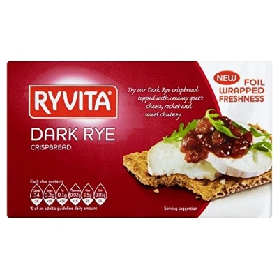 Image of Ryvita Dark Rye Crispbread (250g) Pack of 6