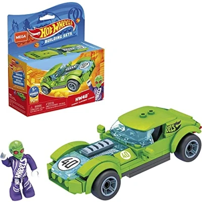 Image of Mega Hot Wheels HW40 Vehicle Building Set 90 Piece