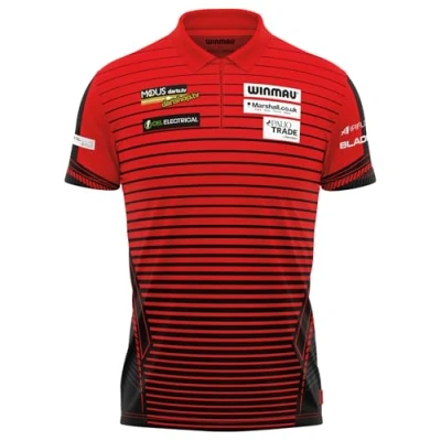 Image of WINMAU Joe Cullen Darts Polo Shirt Large