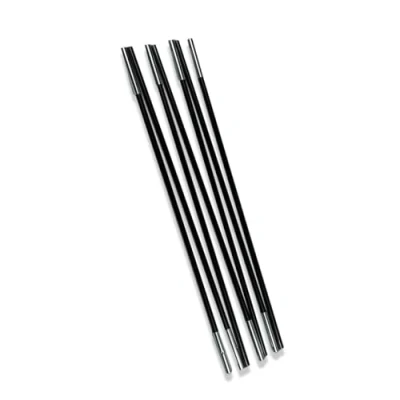 Image of TentSpares Eurohike Cairns 3 Deluxe Tent, Black Coded Fibreglass Bedroom Poles, Durable Tent Poles Replacement for Camping
