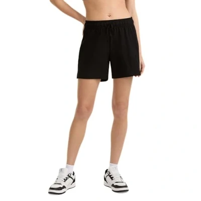 Image of Champion Women&#039;s Shorts, Lightweight Lounge, Soft Jersey Comfortable Shorts for Women (Plus, Black, S