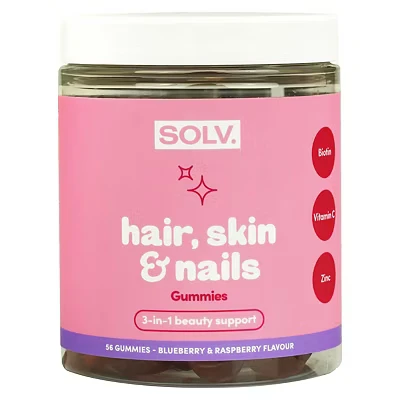 Image of SOLV Hair Skin and Nails Gummies 151g (56 Pack)