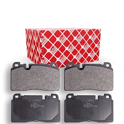 Image of 8R0698151AA, 8R0698151AB, 8R0698151B, 8R0698151C, 8R0698151D Brake pad set FEBI BILSTEIN 16939 Front Axle prepared for wear indicator