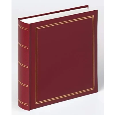 Image of walther Design Photo Album Red 200 Photos 10 x 15 cm Memo Imitation Leather with Embossing, Monza ME 138 R