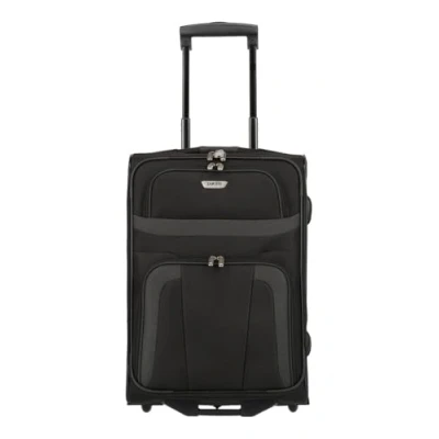 Image of paklite travel suitcase with 2 wheels, medium sized rolling suitcase, Orlando, classic soft shell trolley in a timeless design, 63 cm, 58 liters