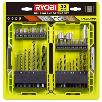 Image of Ryobi RAK32DDMIX Mixed Drilling and Screwdriving Bit Set (32 Piece)