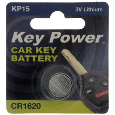 Image of Key Power CR1620 KP Car Fob Lithium Battery 3 V