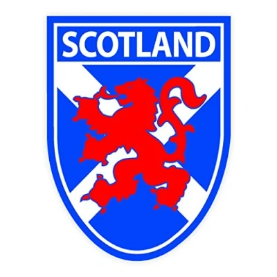 Image of Scotland Scottish Decal Car Sticker Saltire Thistle (Saltire/Lion Rampant)