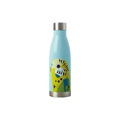 Image of Maxwell &amp; Williams Pete Cromer 500ml Double Walled Water Bottle Budgerigar