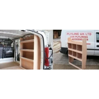 Image of Fully Assembled Van Shelving Racking to fit Citroen Dispatch L1 SWB Plywood System Tool Storage Unit UK