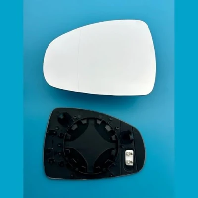 Image of Fits to Audi A1 2010 2017 Wing Mirror Glass Heated Base Left Hand (UK Driver Side)