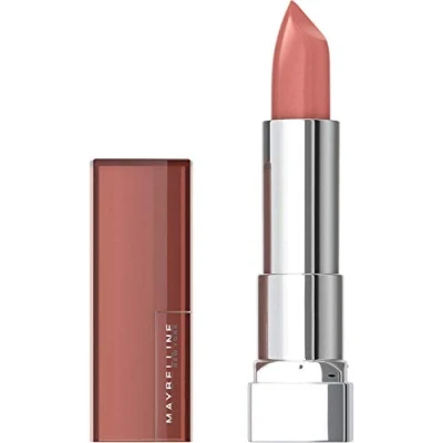 Image of Maybelline Color Sensational the Creams Nourishing Lipstick Enriched with Shea Butter High Coverage Rich and Radiant Colour No. 177 Bare Reveal, 1 Count (Pack of 1)