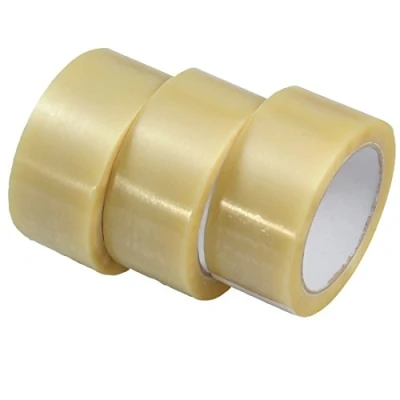 Image of Triplast 48 mm x 66 m Heavy Duty Vinyl PVC Parcel Packing Tape Clear (Pack of 6)