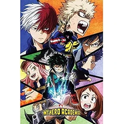 Image of My Hero Academia Poster, Multi Colour, 61 x 91.5cm