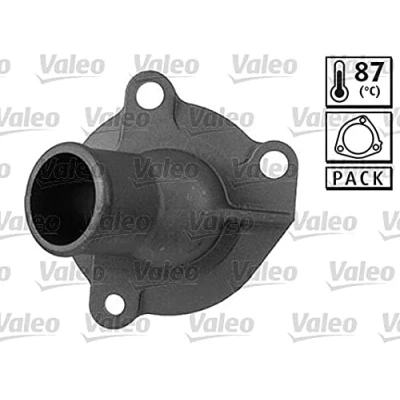 Image of 4298930, 4311105 Engine thermostat VALEO 819886 87C with gaskets/seals housing FIAT: Panda I Hatchback, 127 SEAT: Marbella Hatchback