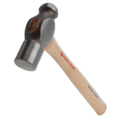 Image of Spear &amp; Jackson SJ BPH48 Ballpein Hickory Hammer, Blue, 48 oz.
