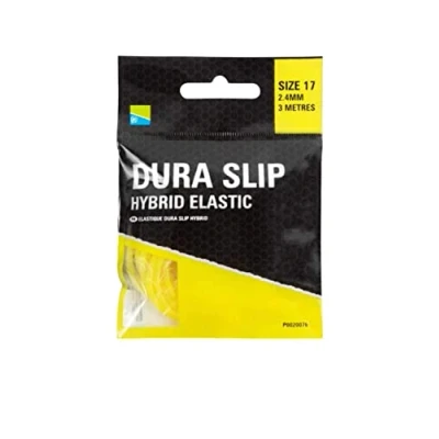 Image of Preston Dura Slip Hybrid Elastic Size 17 Yellow 2,4mm Terminal tackle