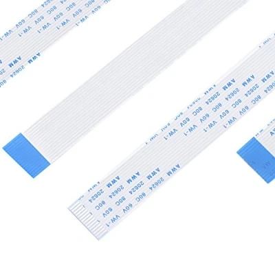 Image of PUSOKEI Extension Cable Set, 3Pcs/Set FFC Ribbon Flat for Raspberry Pi Camera (15Pin, 30cm/50cm/100cm, Plastic, White, Free)