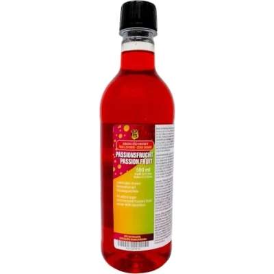 Image of Zero Sugar Passion Fruit Soda Syrup Concentrate 500 ml from Aromhuset Make 12.5 Litres of Free Soft Drink by Adding Flavouring to Carbonated Sparkling Fizzy Water