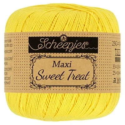 Image of Scheepjes Maxi Sweet Treat 280 Lemon Yarn 10x25g