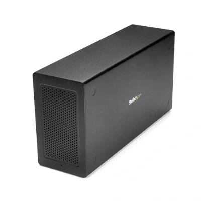 Image of StarTech.com Thunderbolt 3 PCIe Expansion Chassis, External Enclosure With One PCI Express Slot, Box for Laptops / Desktops All In Ones, 5K/4K Output Via TB3/DP, TAA Compliant (TB31PCIEX16)
