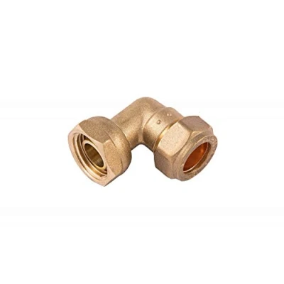 Image of COMAP 35780 15mm x 13mm Compression Bent Tap Connector Plumbing Fitting