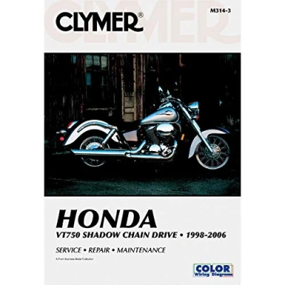 Image of Honda VT750 Shadow Chain Drive Motorcycle (1998 2006) Repair Manual (Paperback)