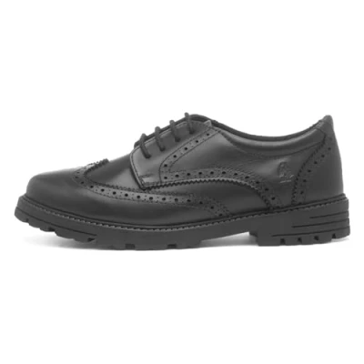 Image of Hush Puppies Girls Maxine Senior Shoe, Black, 3 UK