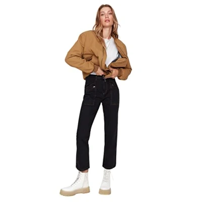Image of Trendyol Jeans Black Straight