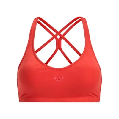 Image of Roxy Sports Bra Heart INTO IT Young Womens Red XXL