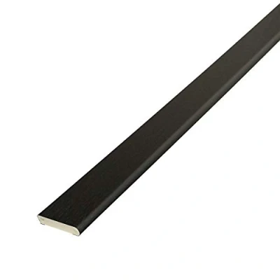 Image of Truly PVC Supplies Black Ash, 30mm x 5m Cloaking Fillet uPVC Plastic Window Door Architrave Trim