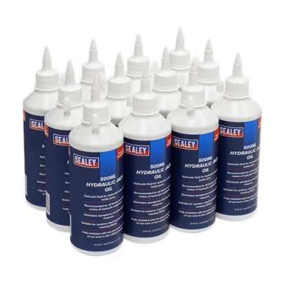 Image of Sealey Hydraulic Jack Oil 500ml Pack of 12