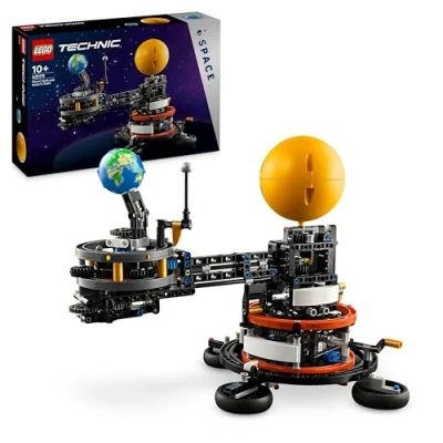 Image of LEGO Technic Planet Earth and Moon in Orbit Model Building Set, Outer Space Toys for 10 Plus Year Old Kids, Boys &amp; Girls, Solar System Toy, Imaginative, Independent Play, Birthday Gift Idea 42179