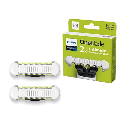 Image of Philips OneBlade Skin Protect Replacement Blade, for Electric Shaver and Trimmer, Durable Stainless Steel, Trim Shave with Extra Protection, 2 Count, QP229/50