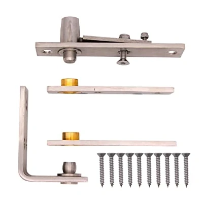 Image of Pivot Hinge for Doors Heavy Duty Concealed 360 Degree Rotation Stainless Steel 2Pcs 130 x 25mm