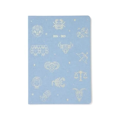 Image of Letts of London Zodiac A5 week to view 2024/2025 academic diary sky